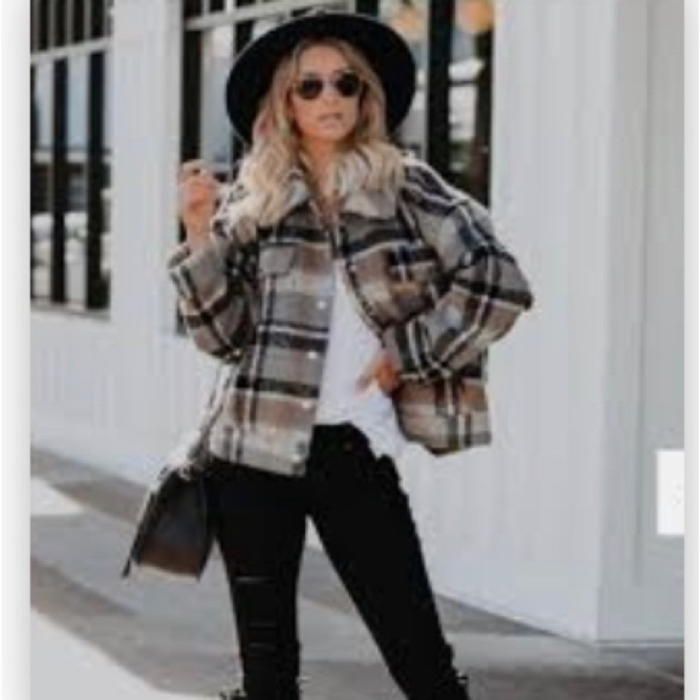 Vici Noho Plaid Jacket